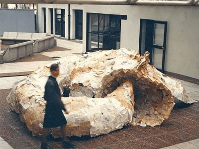 El día que PUAN vio en vivo arte aurático: Ouroboros de Liliana Maresca